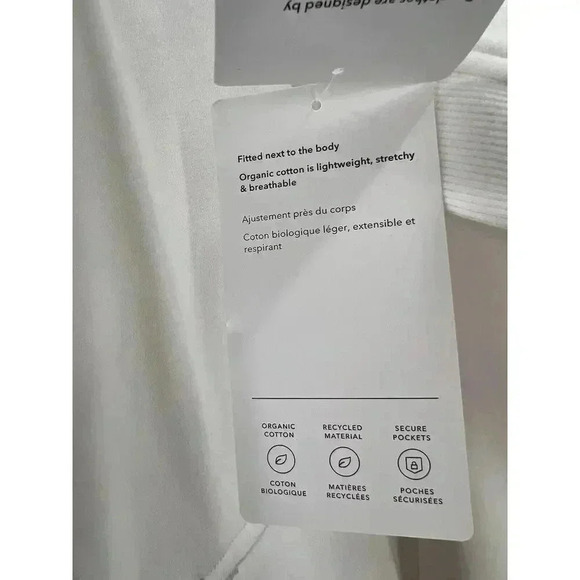 NEW WITH TAGS ATHLETA Triumph Hoodie Jacket Women's Size Small White RETAIL $108 - Picture 5 of 14